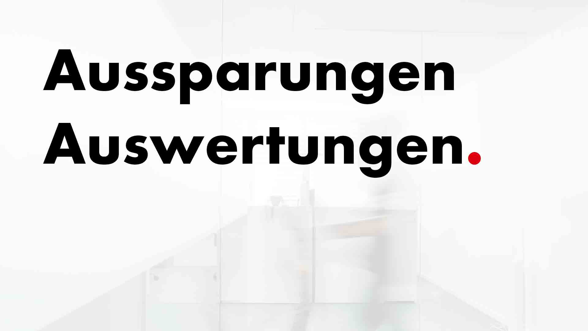 Aussparungen