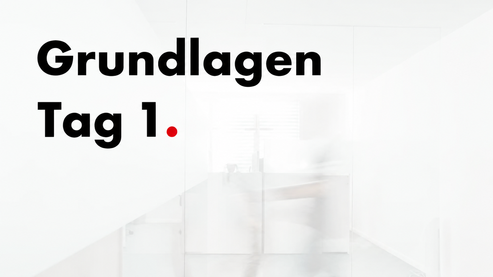 Grundlagen Elektro Tag 1