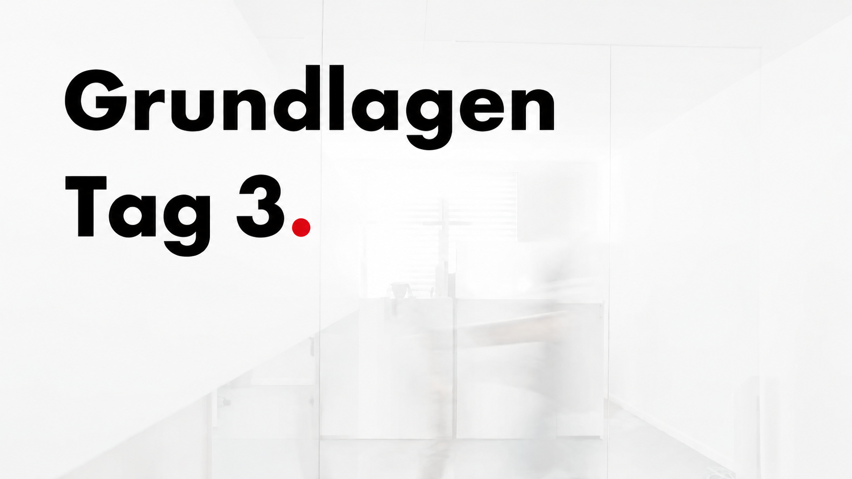Grundlagen Elektro Tag 3